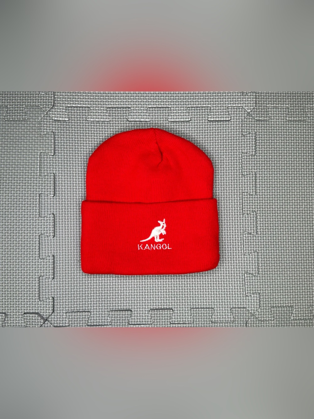 Vintage Kangol Beanie Hat Red